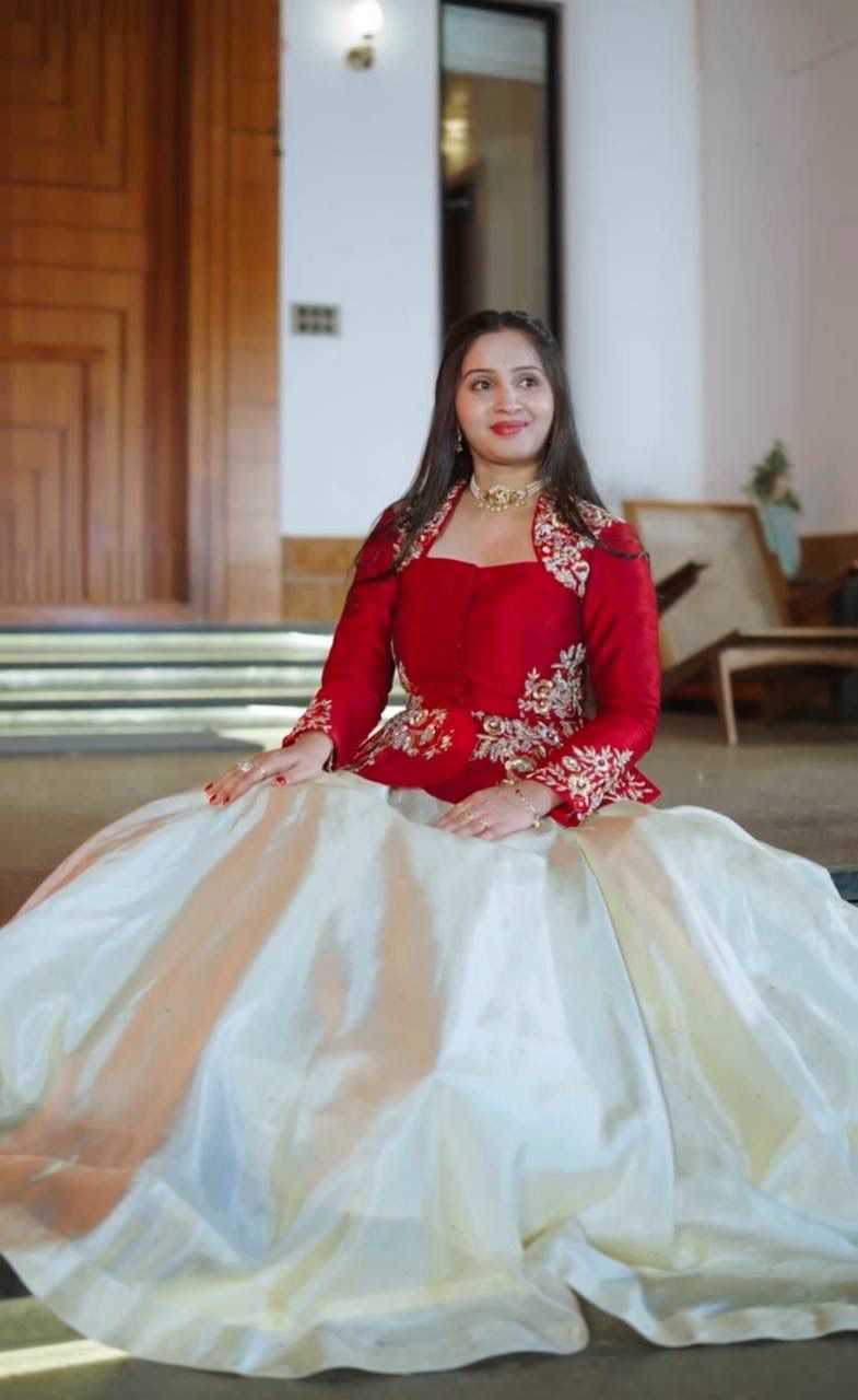 YNF Wholesale Chinon Embroidered Lehenga  | Surat Manufacturer