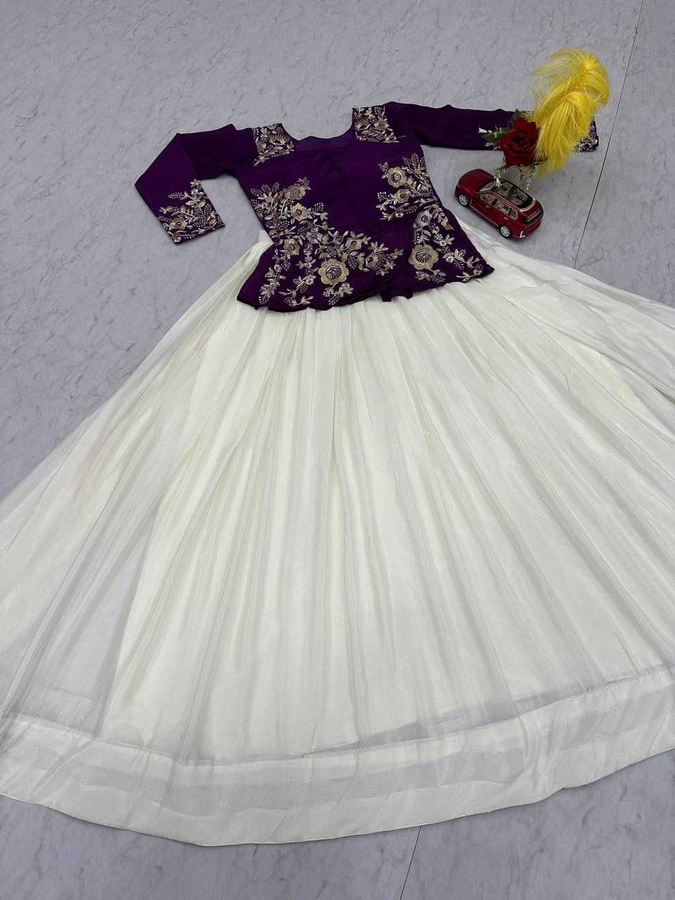 YNF Wholesale Chinon Embroidered Lehenga  | Surat Manufacturer