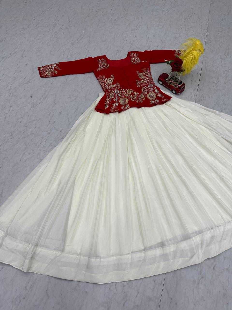 YNF Wholesale Chinon Embroidered Lehenga  | Surat Manufacturer