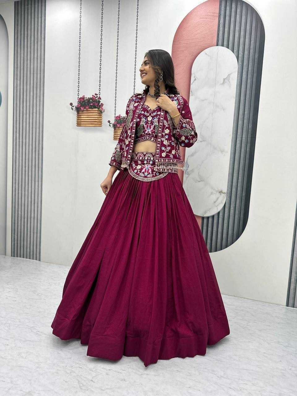 YNF Wholesale Vichitra Silk Designer Lehenga  | Surat Manufacturer