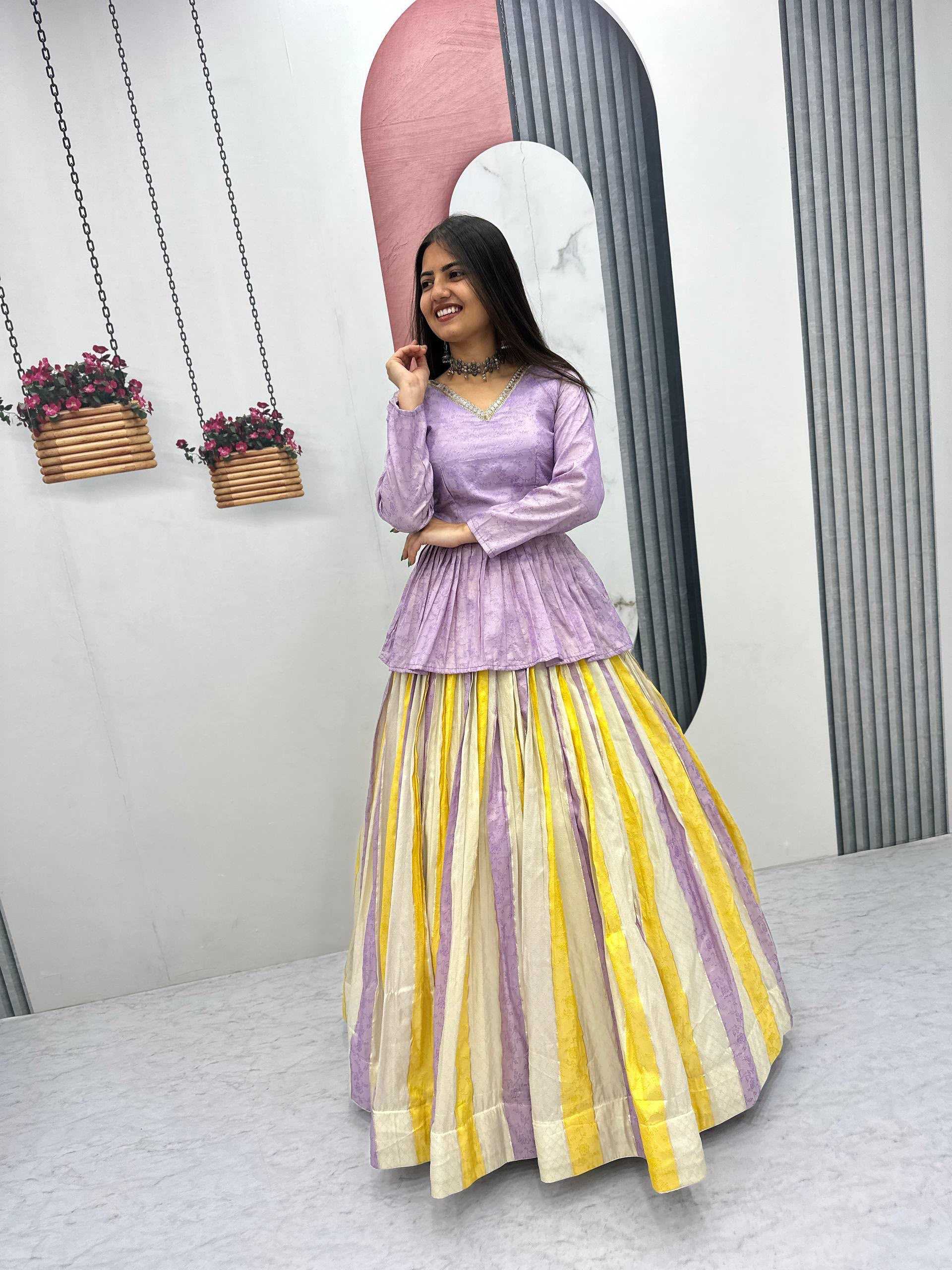 YNF Wholesale Jacquard Designer Lehenga  | Surat Manufacturer