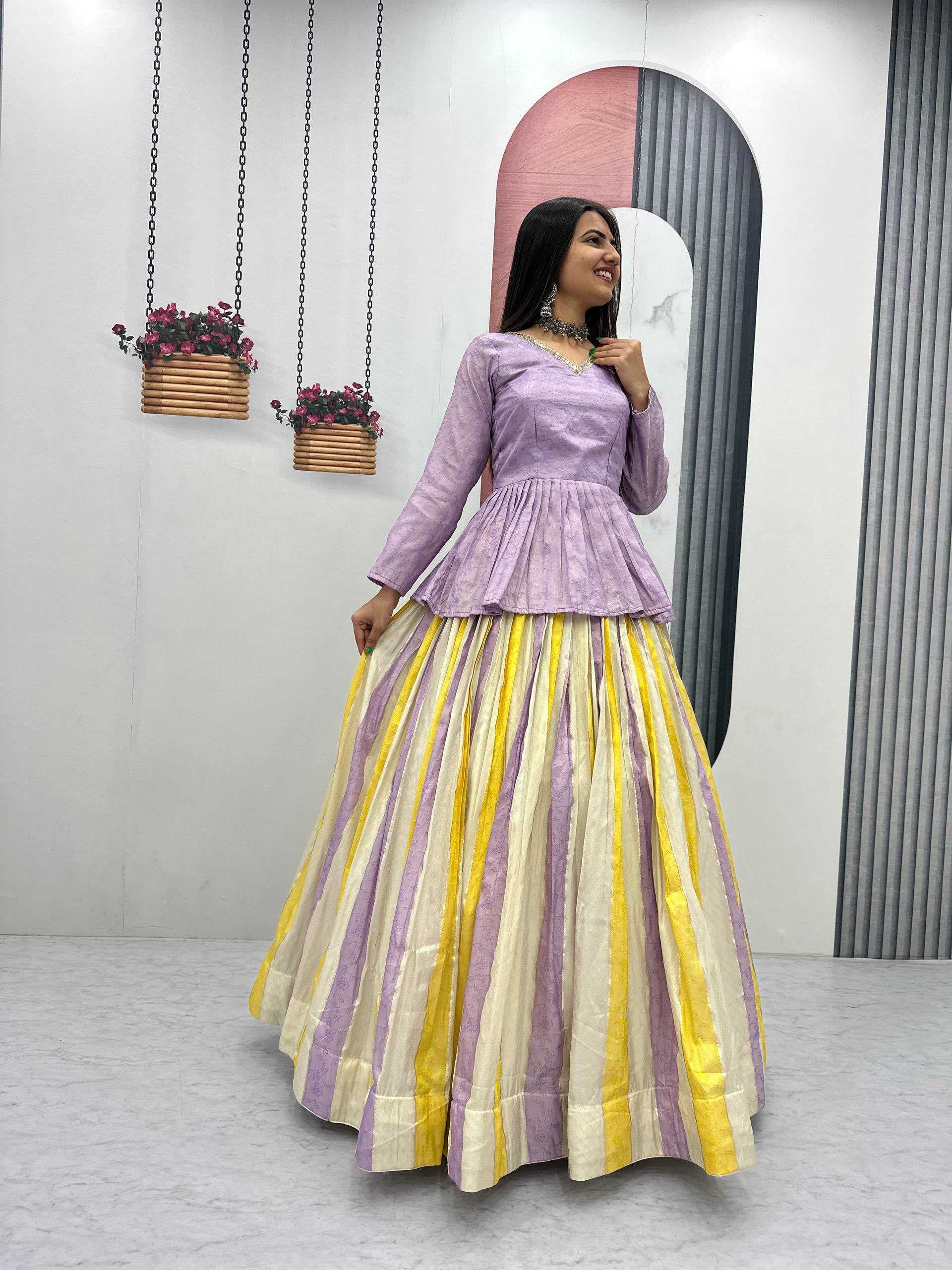 YNF Wholesale Jacquard Designer Lehenga  | Surat Manufacturer
