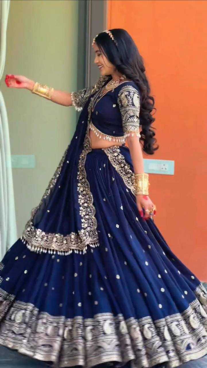 YNF Wholesale Faux Georgette Embroidered Lehenga  | Surat Manufacturer