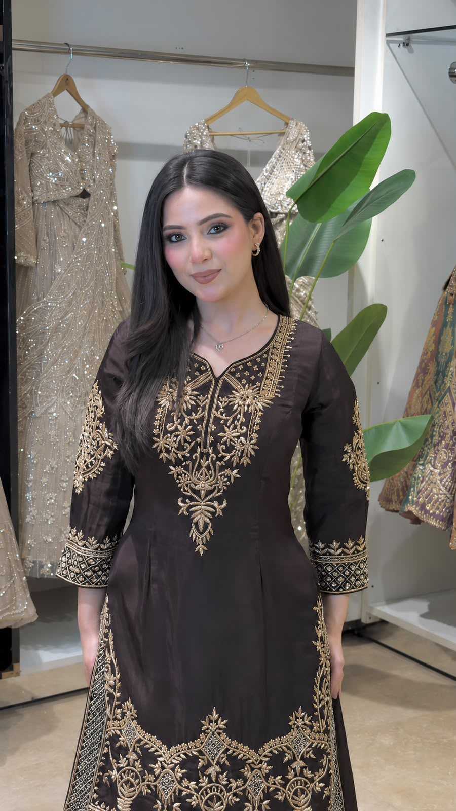 YNF Wholesale Crepe Silk Embroidery Suits  | Surat Manufacturer