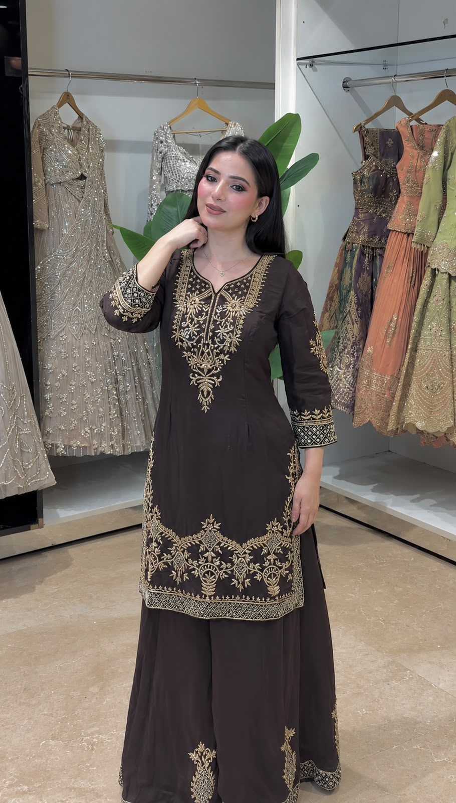 YNF Wholesale Crepe Silk Embroidery Suits  | Surat Manufacturer