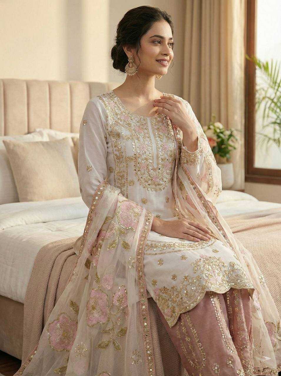 YNF Wholesale Silk Embroidery Suits  | Surat Manufacturer
