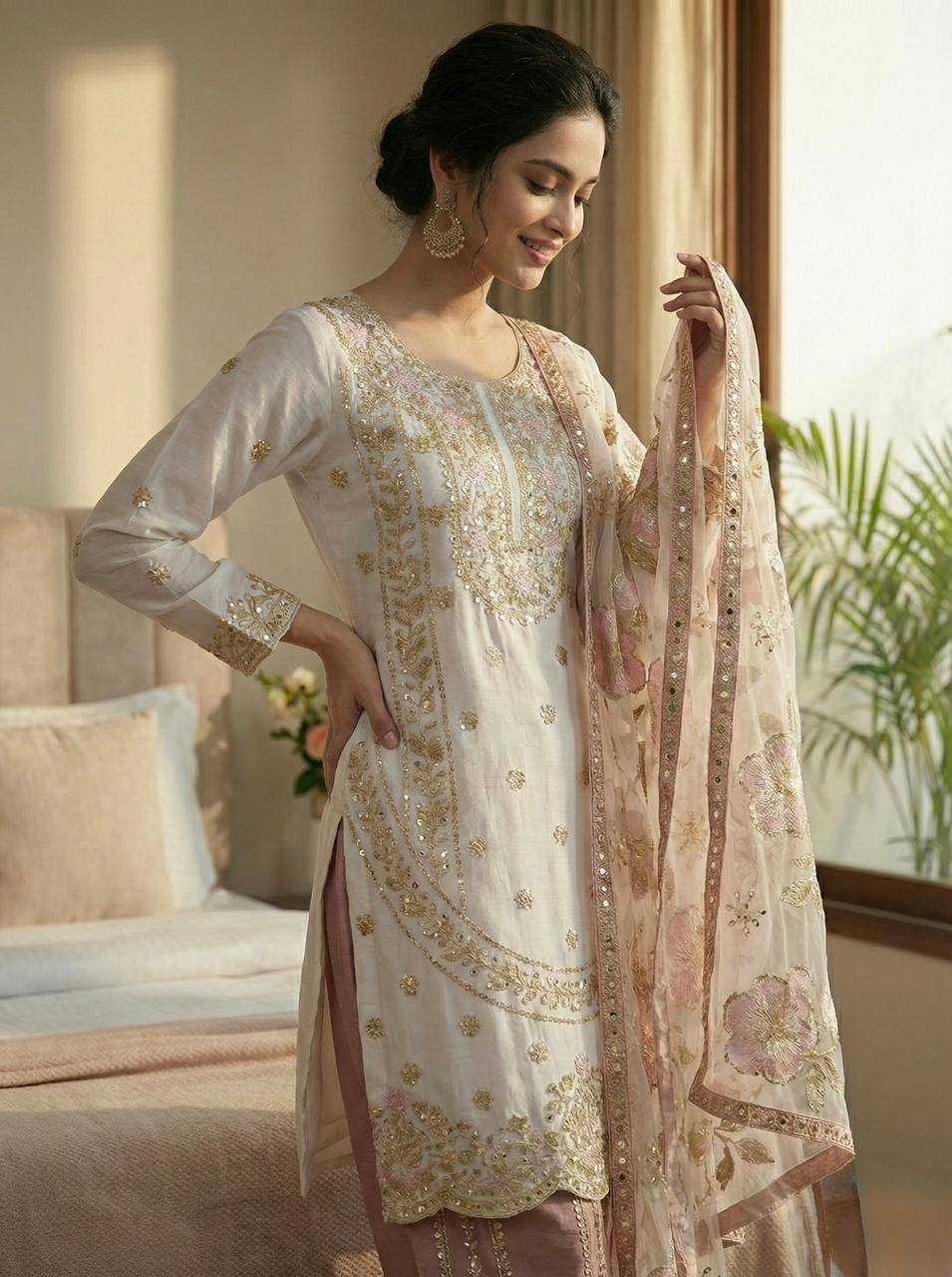 YNF Wholesale Silk Embroidery Suits  | Surat Manufacturer