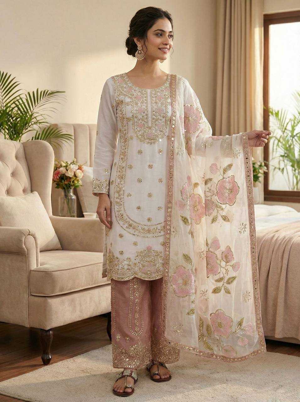YNF Wholesale Silk Embroidery Suits  | Surat Manufacturer