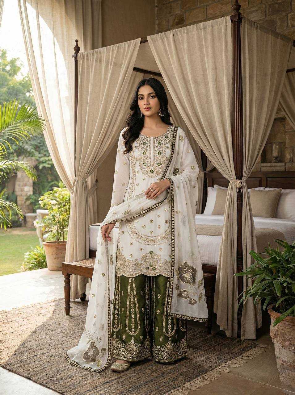 YNF Wholesale Silk Embroidery Suits  | Surat Manufacturer