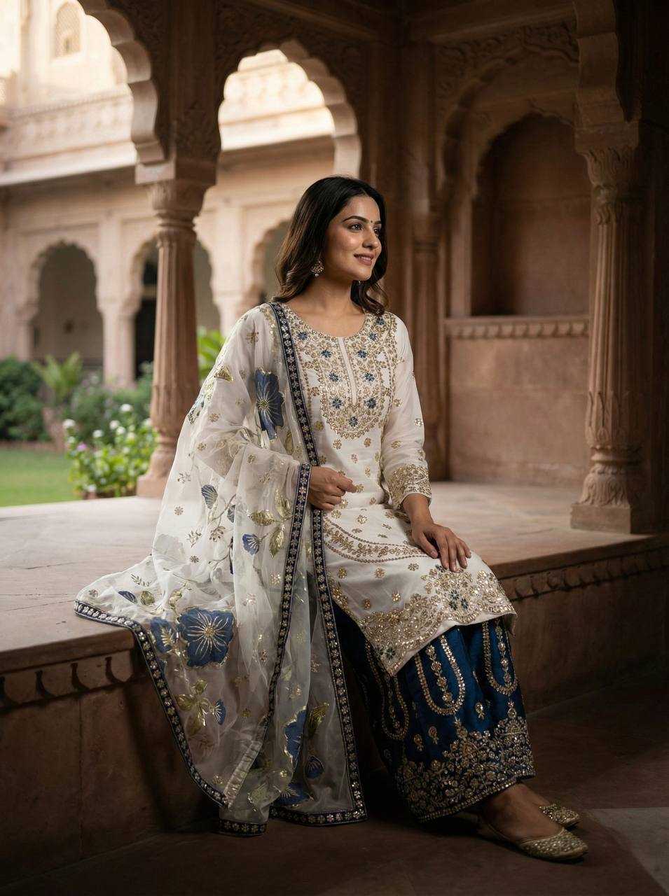 YNF Wholesale Silk Embroidery Suits  | Surat Manufacturer
