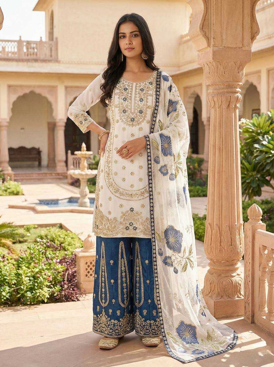 YNF Wholesale Silk Embroidery Suits  | Surat Manufacturer