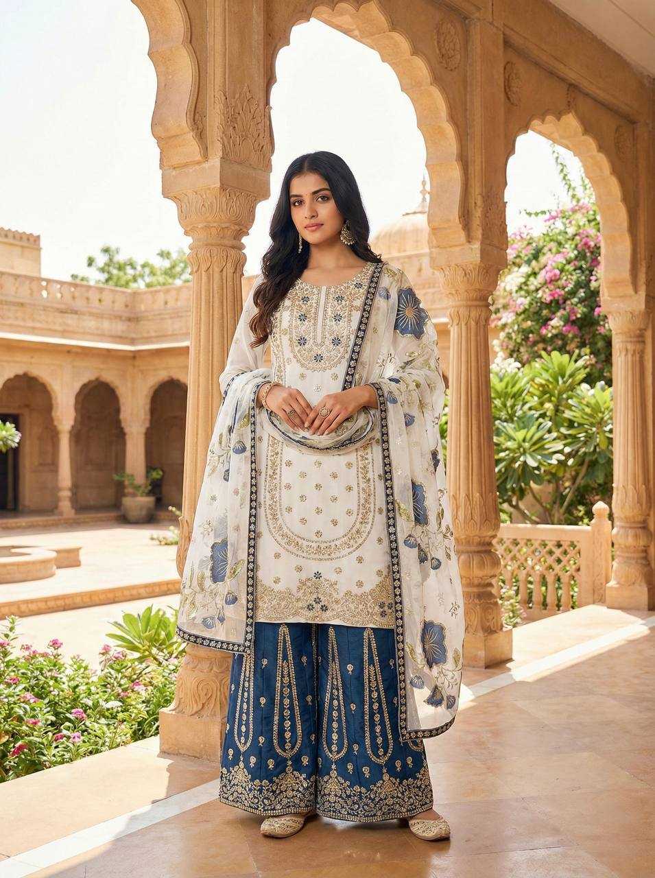 YNF Wholesale Silk Embroidery Suits  | Surat Manufacturer