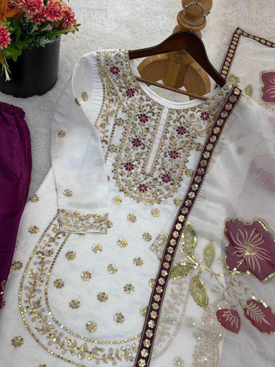 YNF Wholesale Silk Embroidery Suits  | Surat Manufacturer