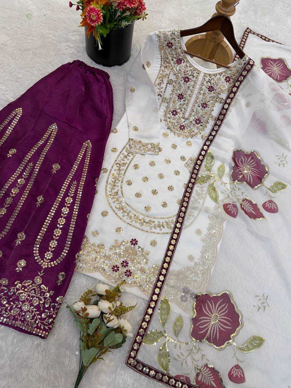YNF Wholesale Silk Embroidery Suits  | Surat Manufacturer