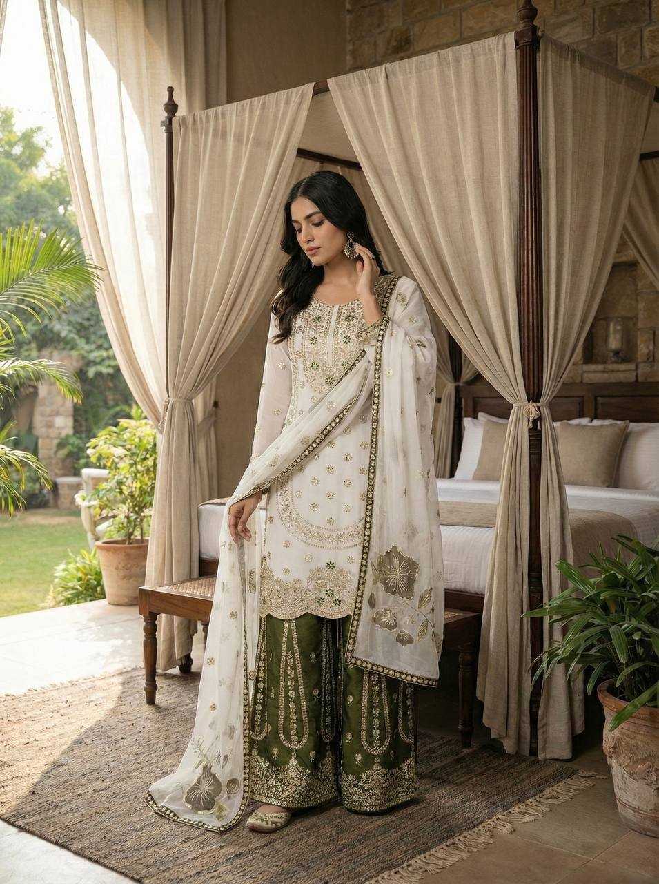 YNF Wholesale Silk Embroidery Suits  | Surat Manufacturer
