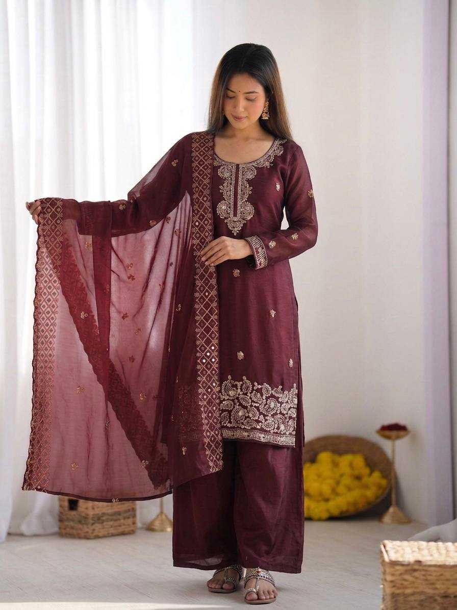 YNF Wholesale Jimmy Choo Palazzo Suit  | Surat Manufacturer