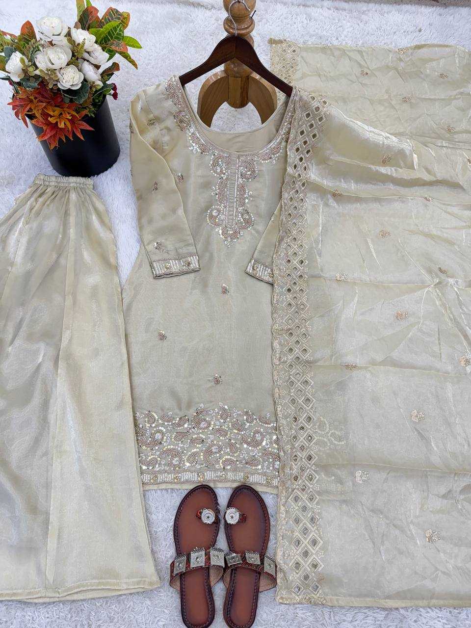 YNF Wholesale Jimmy Choo Palazzo Suit  | Surat Manufacturer