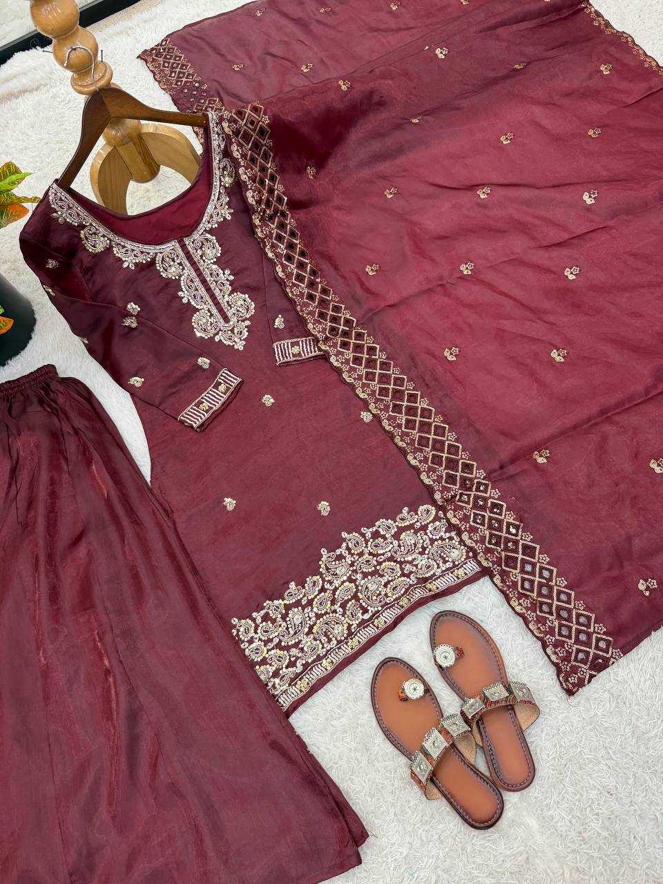 YNF Wholesale Jimmy Choo Palazzo Suit  | Surat Manufacturer