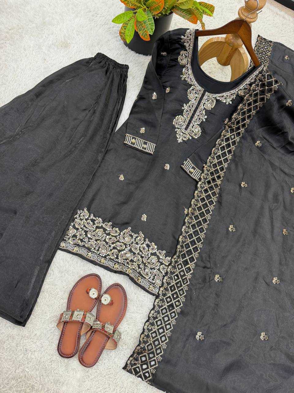 YNF Wholesale Jimmy Choo Palazzo Suit  | Surat Manufacturer