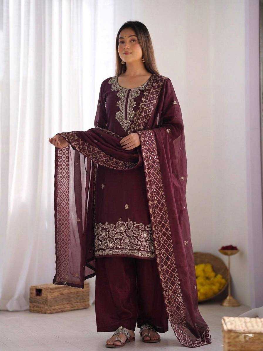 YNF Wholesale Jimmy Choo Palazzo Suit  | Surat Manufacturer