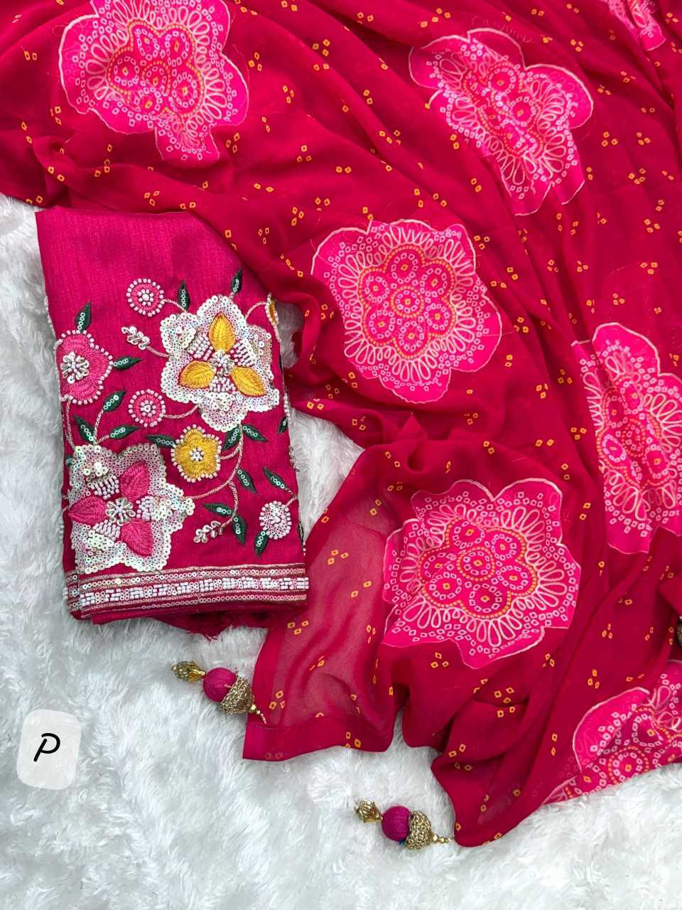 YNF Wholesale Georgette Designer Sarees  | Surat Manufacturer