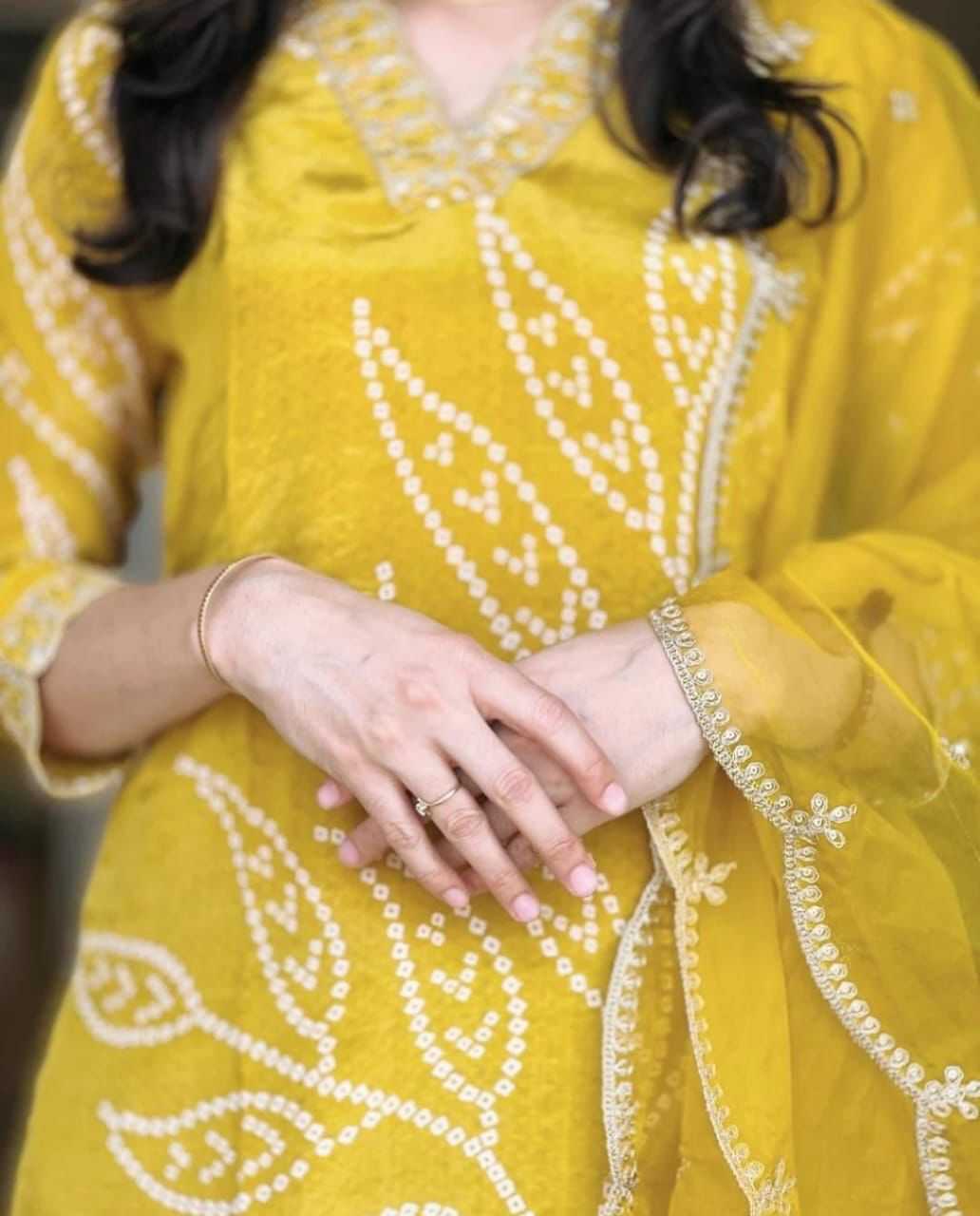 YNF Wholesale Chinon Silk Ladies Suits  | Surat Manufacturer