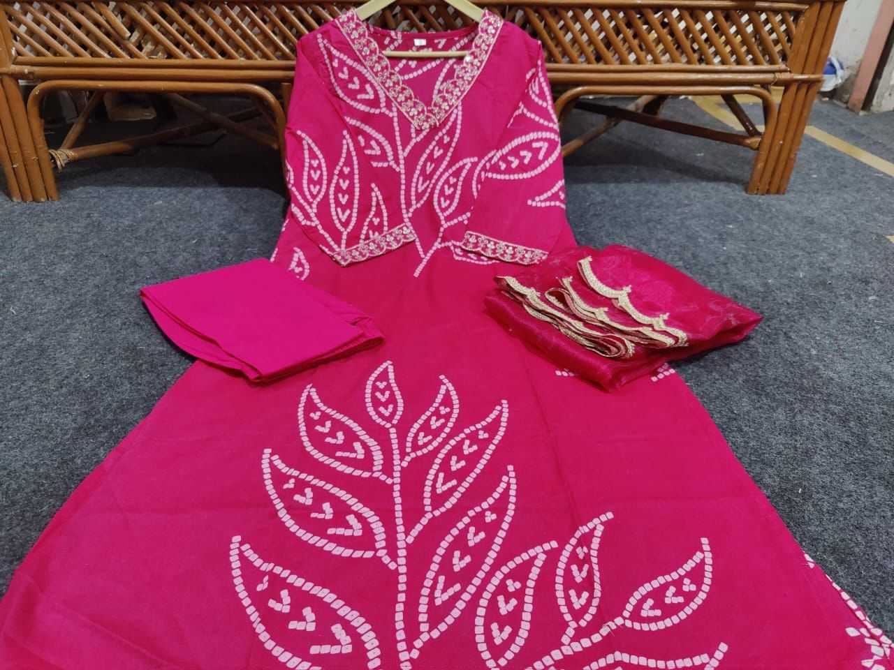 YNF Wholesale Chinon Silk Ladies Suits  | Surat Manufacturer