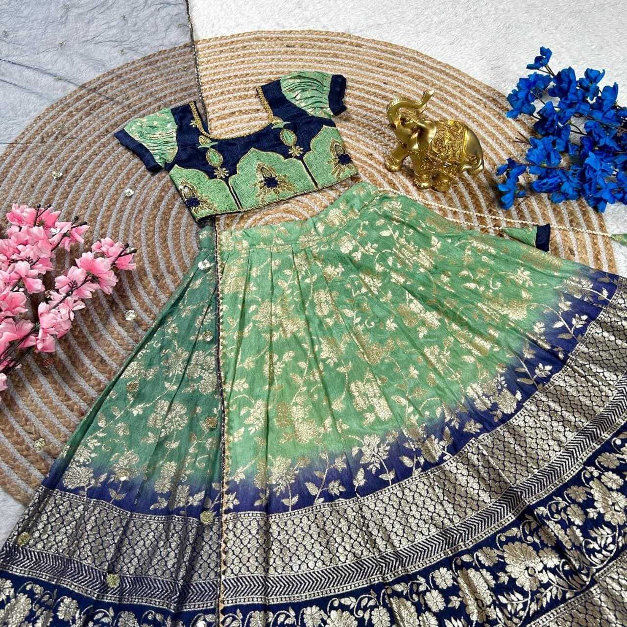 YNF Wholesale Mono Slub Kids Lehenga Choli  | Surat Manufacturer