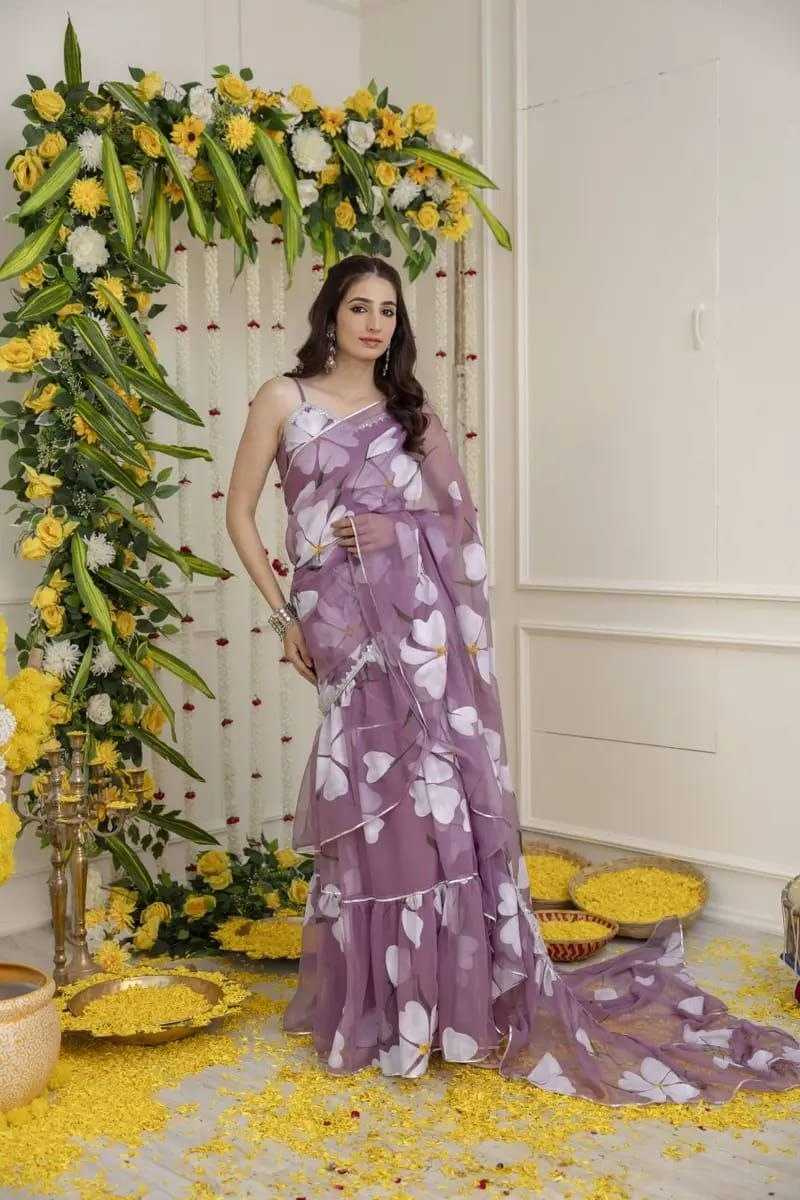 YNF Wholesale Premium Georgette Designer Sarees  | Surat Manufacturer