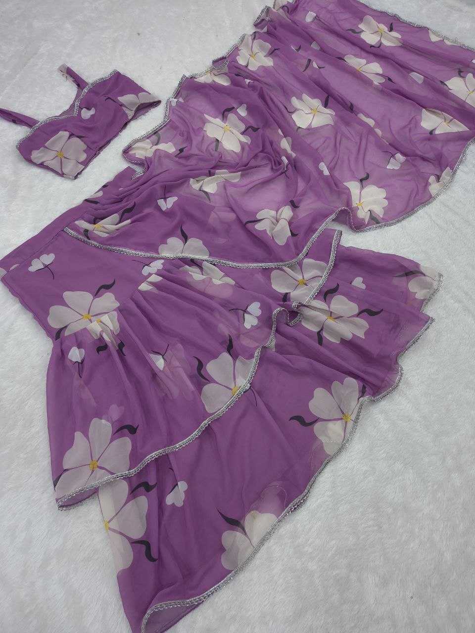 YNF Wholesale Premium Georgette Designer Sarees  | Surat Manufacturer