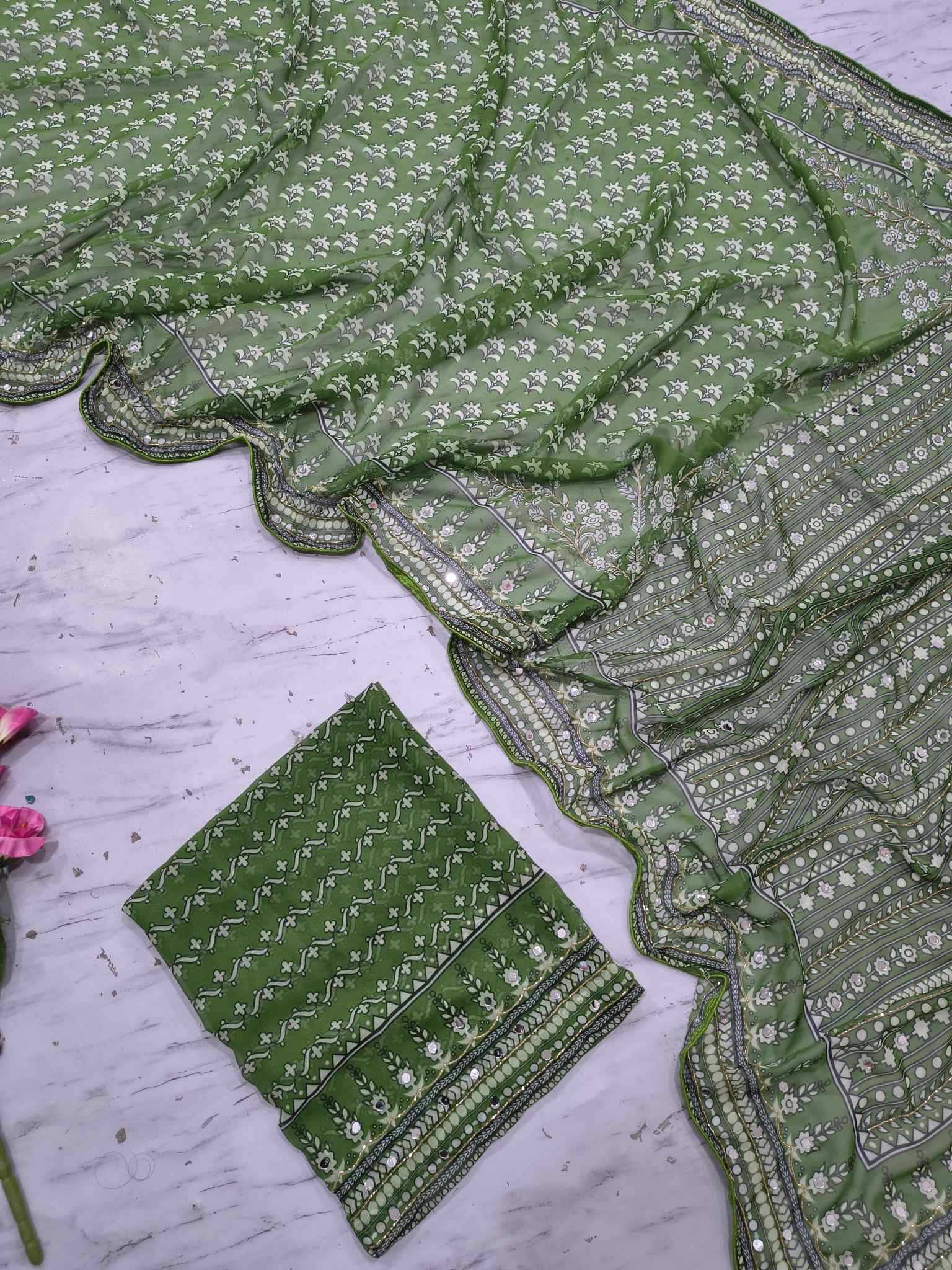 YNF Wholesale Georgette Printed Sarees  | Surat Manufacturer