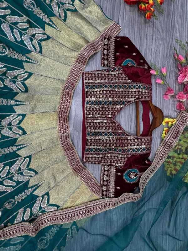 YNF Wholesale Satin Silk Zari Work Lehenga  | Surat Manufacturer