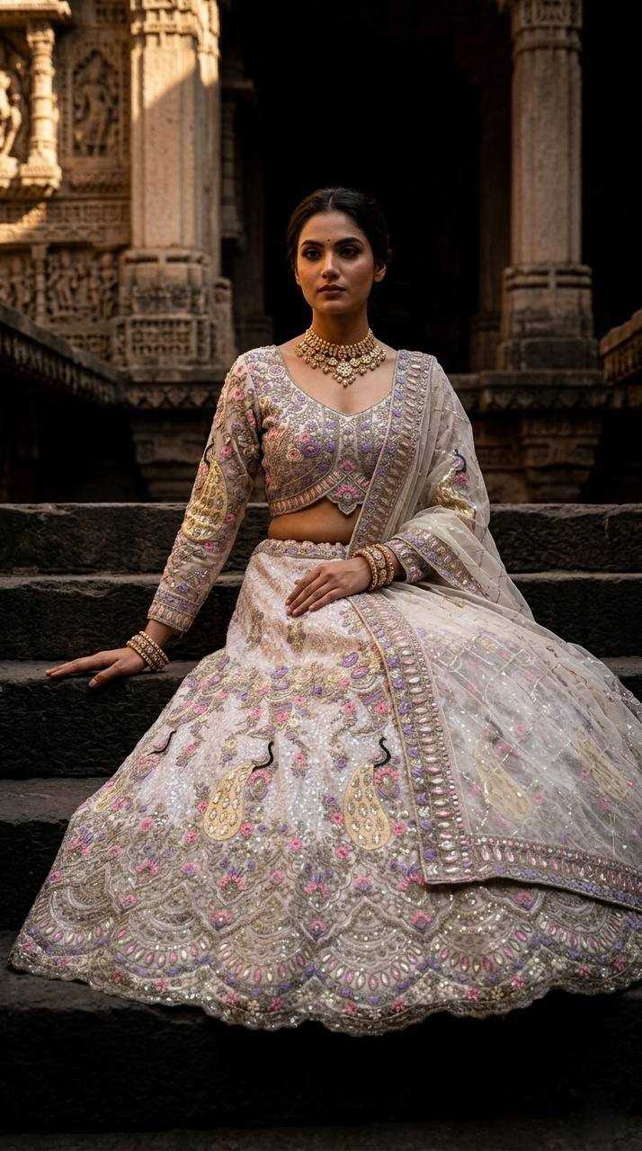 YNF Wholesale Butterfly Net Designer Lehenga  | Surat Manufacturer