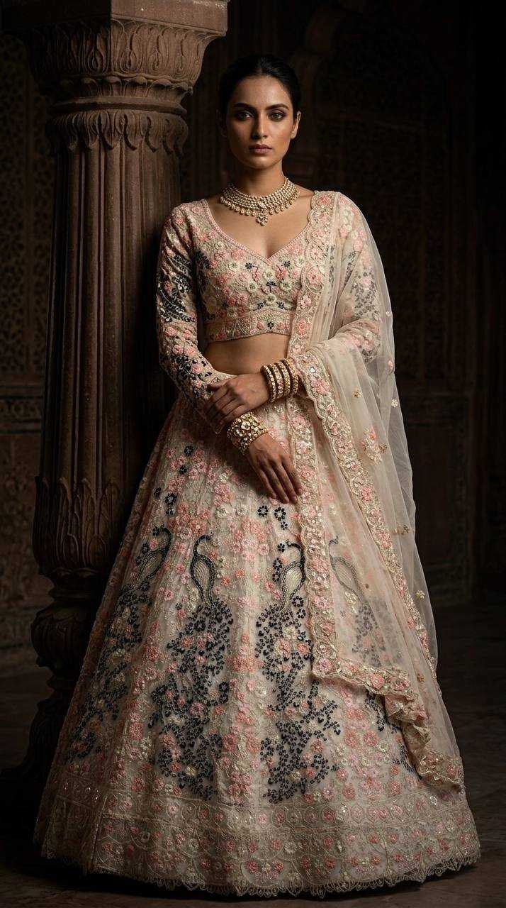 YNF Wholesale Butterfly Net Designer Lehenga  | Surat Manufacturer