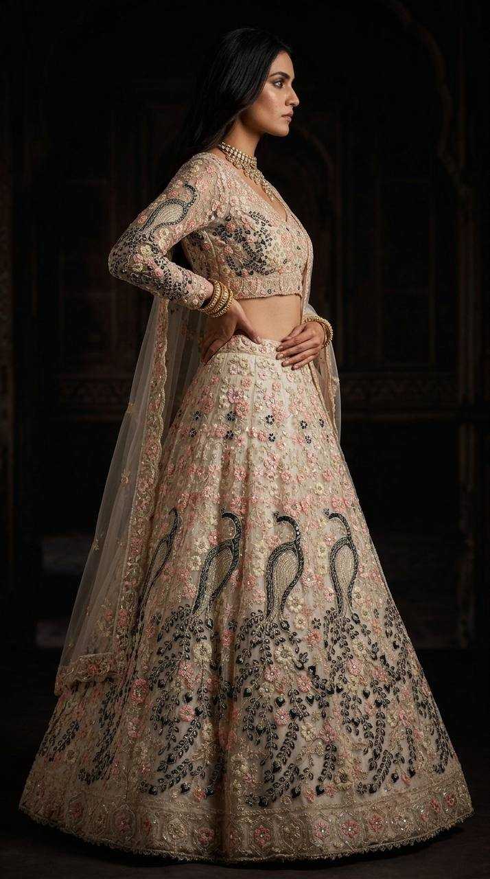 YNF Wholesale Butterfly Net Designer Lehenga  | Surat Manufacturer
