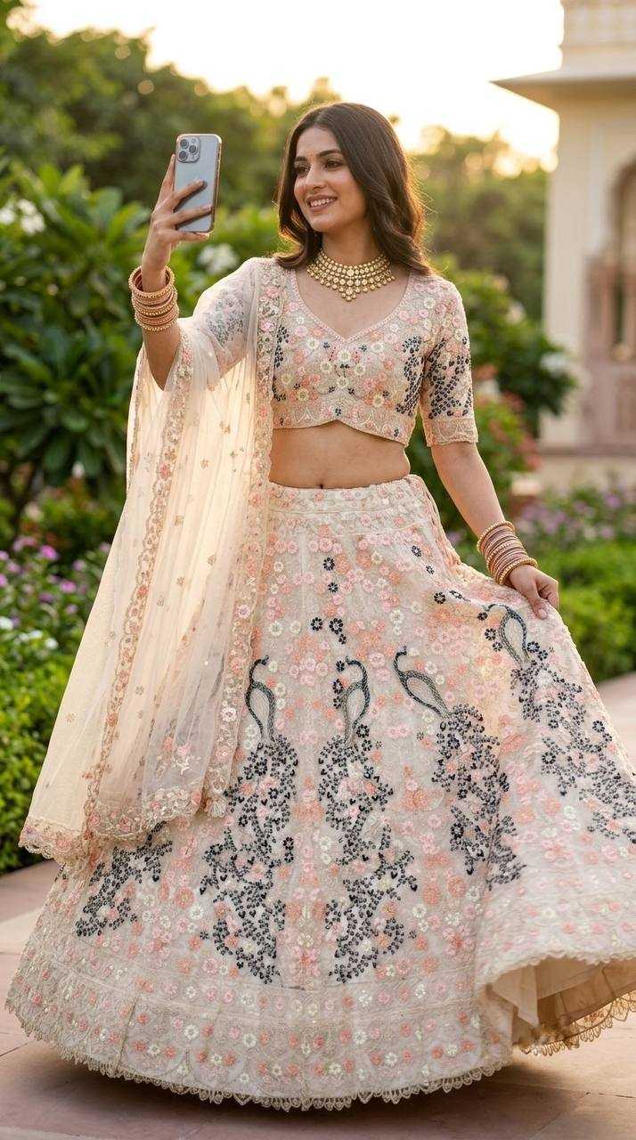 YNF Wholesale Butterfly Net Designer Lehenga  | Surat Manufacturer