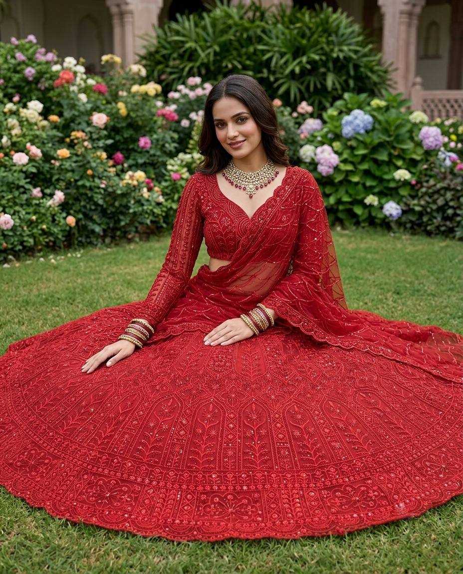 YNF Wholesale Soft Net Printed Lehenga  | Surat Manufacturer