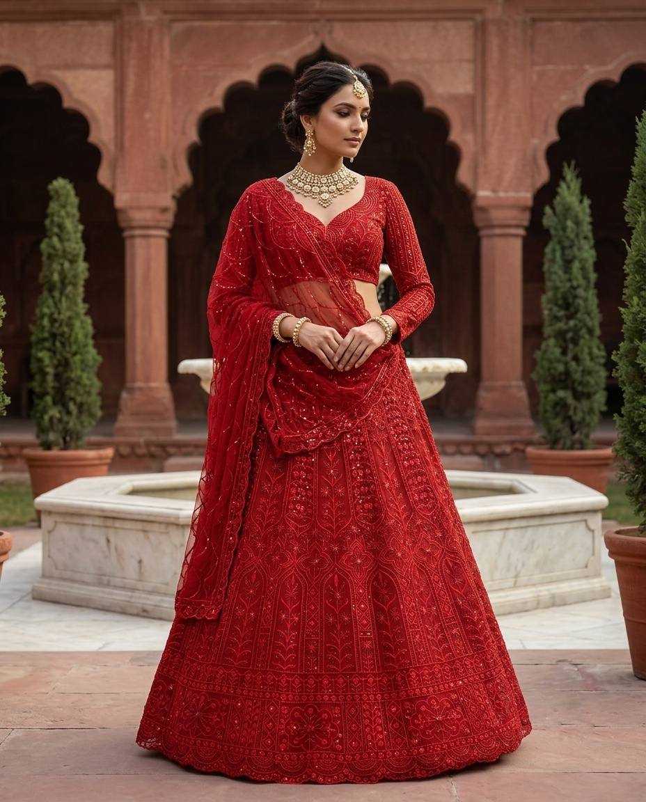 YNF Wholesale Soft Net Printed Lehenga  | Surat Manufacturer
