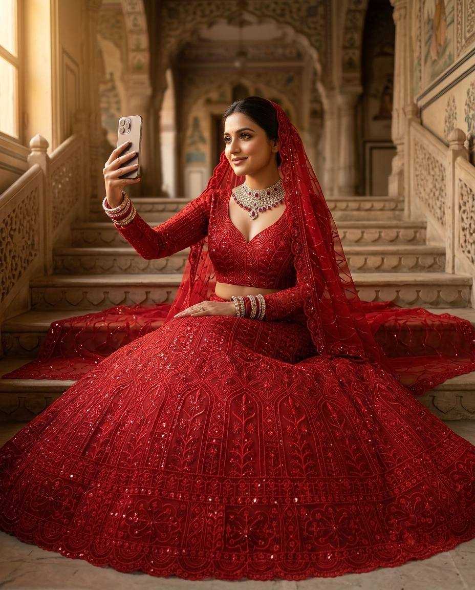 YNF Wholesale Soft Net Printed Lehenga  | Surat Manufacturer