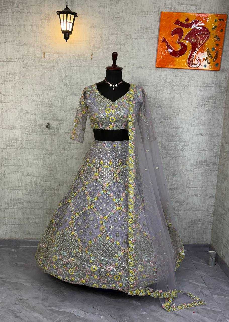 YNF Wholesale Butterfly Net Net Fancy Lehenga  | Surat Manufacturer