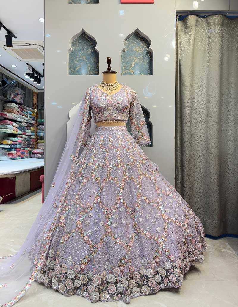 YNF Wholesale Butterfly Net Net Fancy Lehenga  | Surat Manufacturer