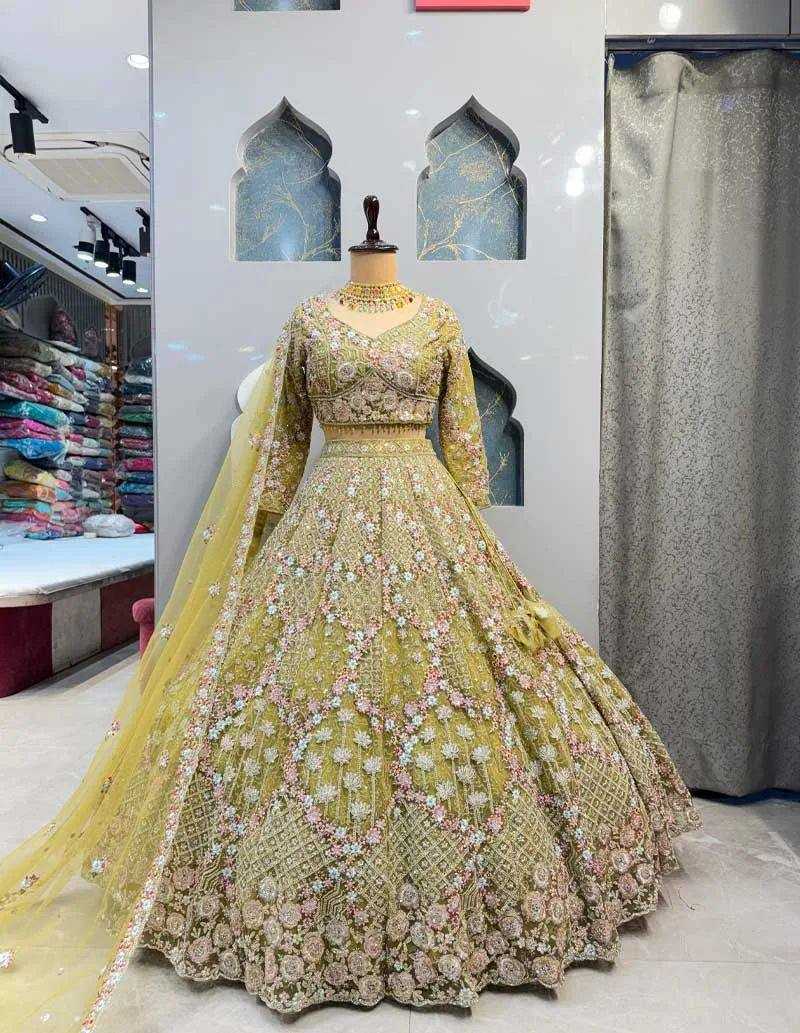 YNF Wholesale Butterfly Net Net Fancy Lehenga  | Surat Manufacturer