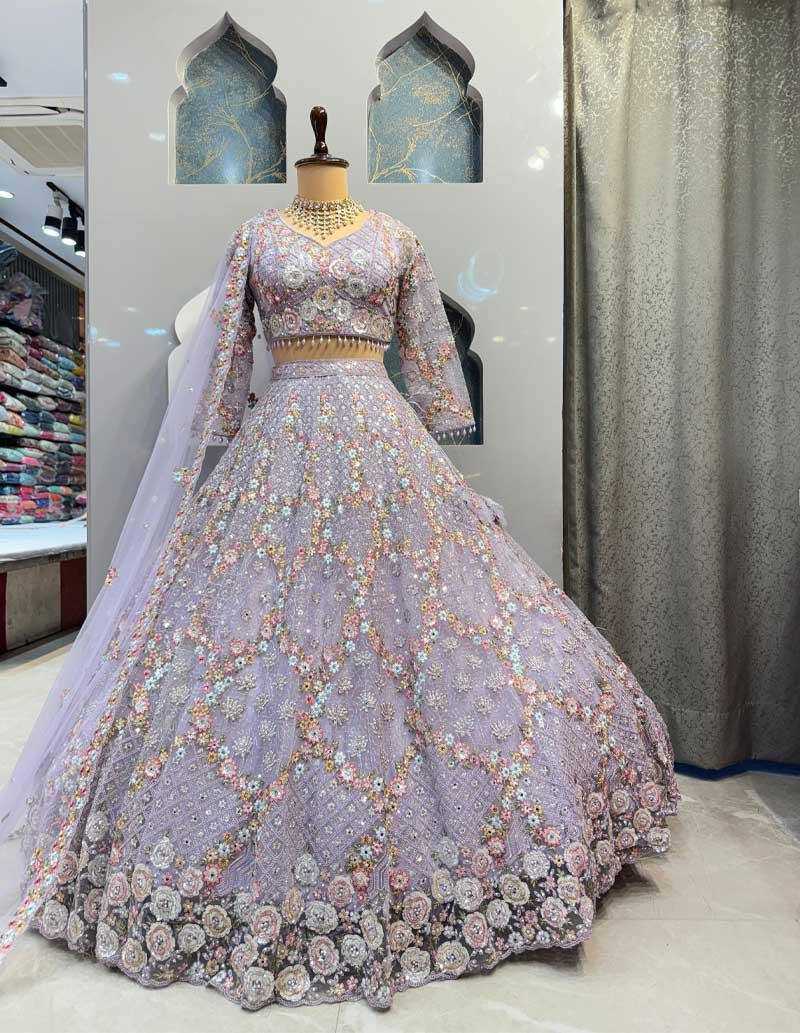 YNF Wholesale Butterfly Net Net Fancy Lehenga  | Surat Manufacturer