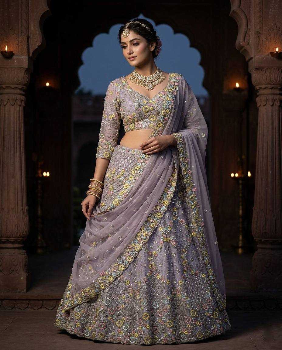 YNF Wholesale Butterfly Net Net Fancy Lehenga  | Surat Manufacturer