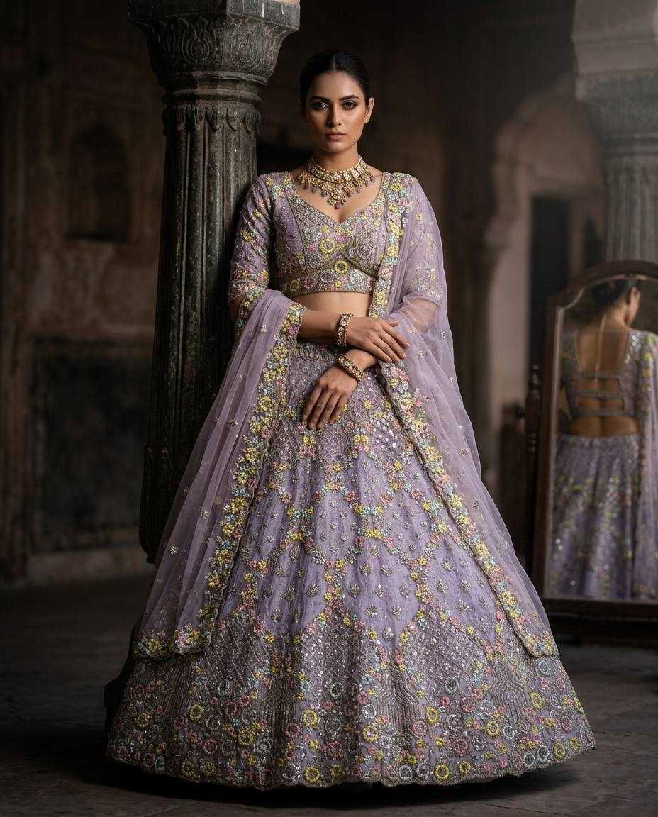 YNF Wholesale Butterfly Net Net Fancy Lehenga  | Surat Manufacturer