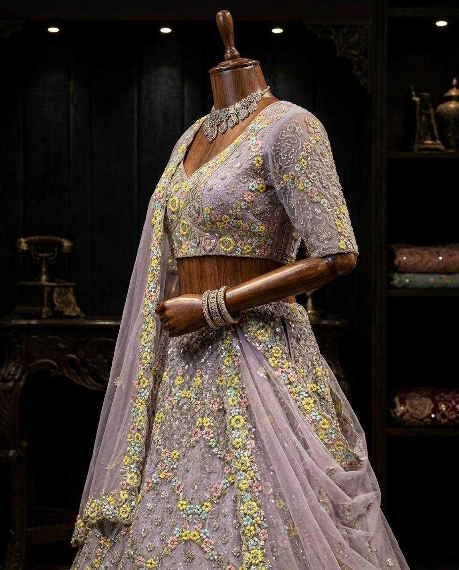YNF Wholesale Butterfly Net Net Fancy Lehenga  | Surat Manufacturer