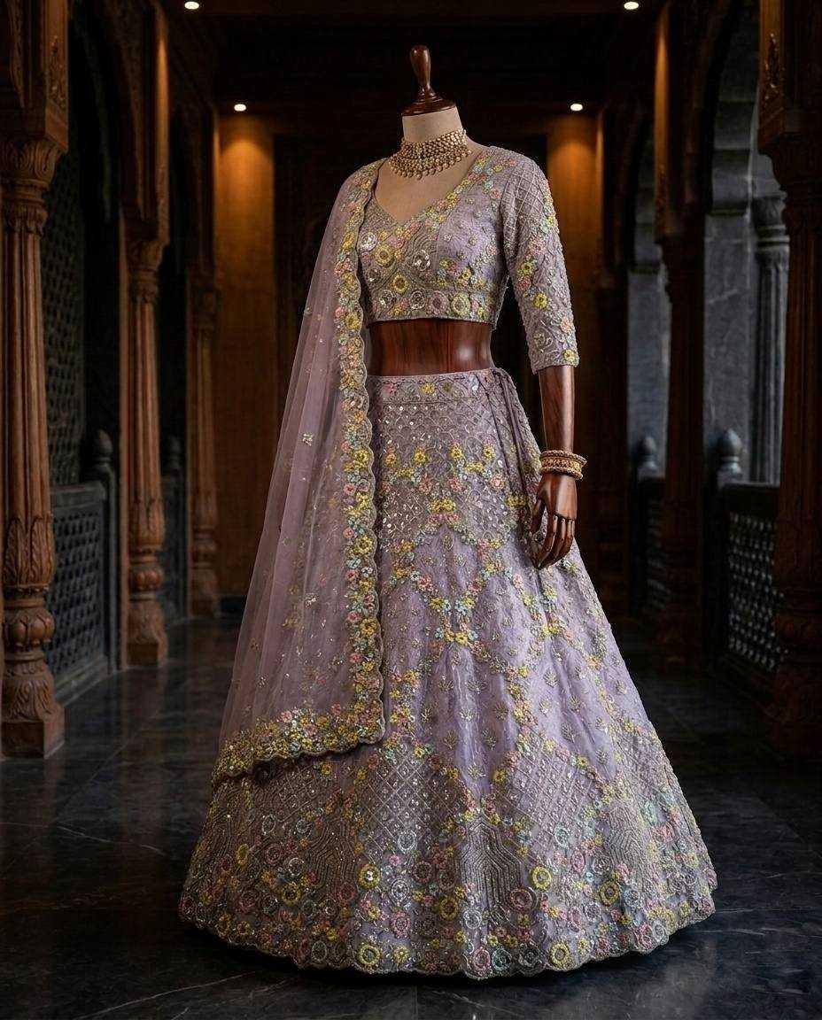 YNF Wholesale Butterfly Net Net Fancy Lehenga  | Surat Manufacturer