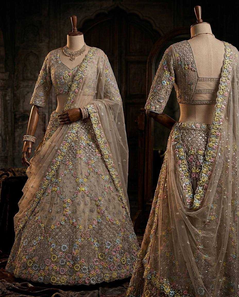 YNF Wholesale Butterfly Net Net Fancy Lehenga  | Surat Manufacturer