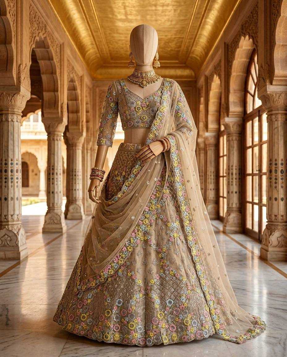 YNF Wholesale Butterfly Net Net Fancy Lehenga  | Surat Manufacturer