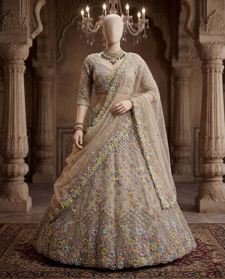 YNF Wholesale Butterfly Net Net Fancy Lehenga  | Surat Manufacturer
